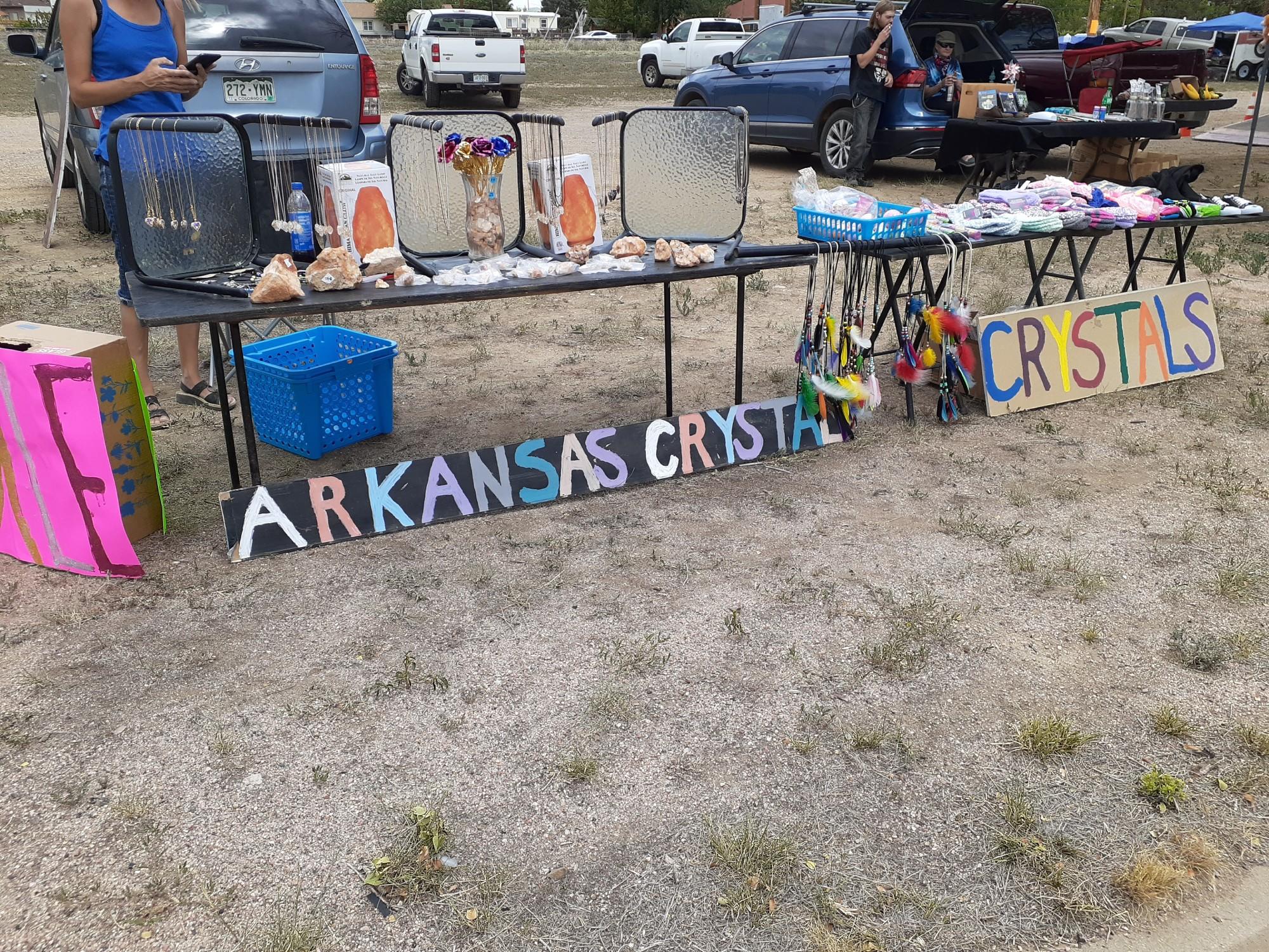Arkansas Crystal stand