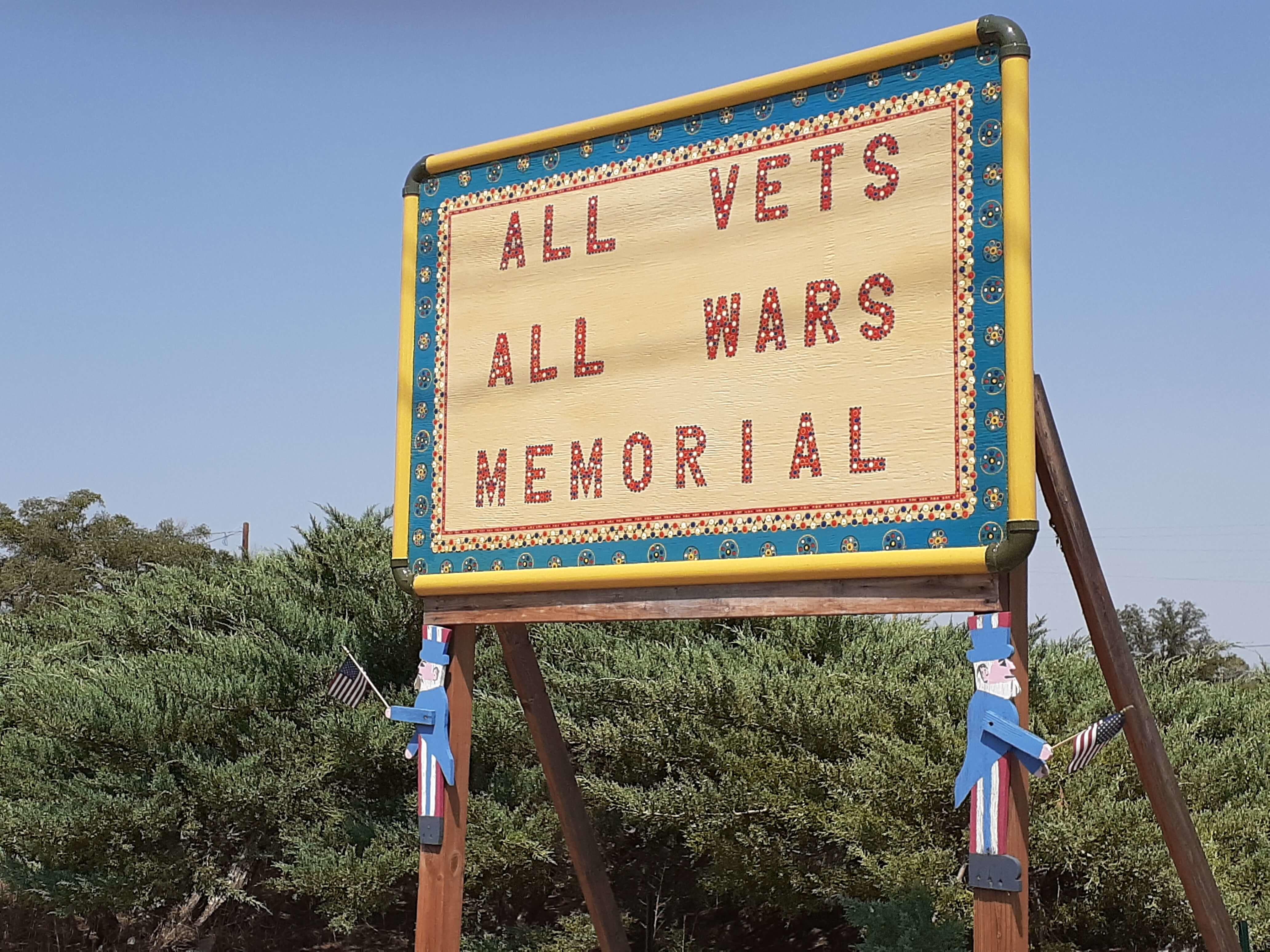 All Vets All Wars Memorial Sign