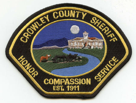 Crowley County Sheriff Badge