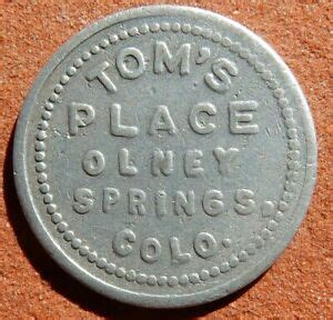 Olney Coin - Back Side