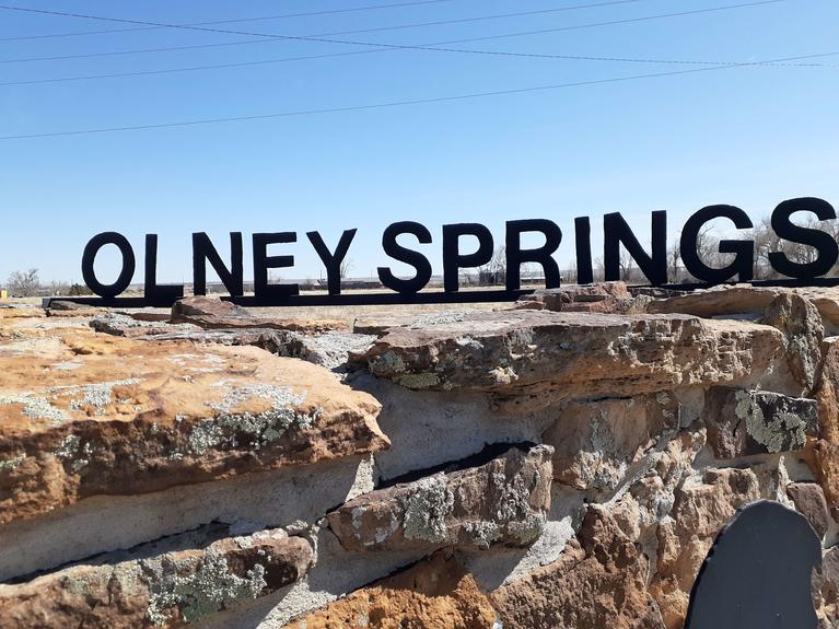 Olney Springs Sign